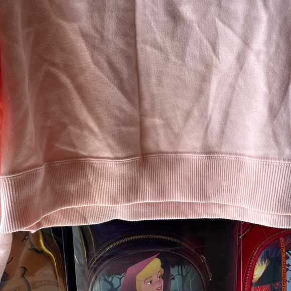 Hollister Pink Crewneck Sweater Butterfly Medium Women - Picture 7 of 12